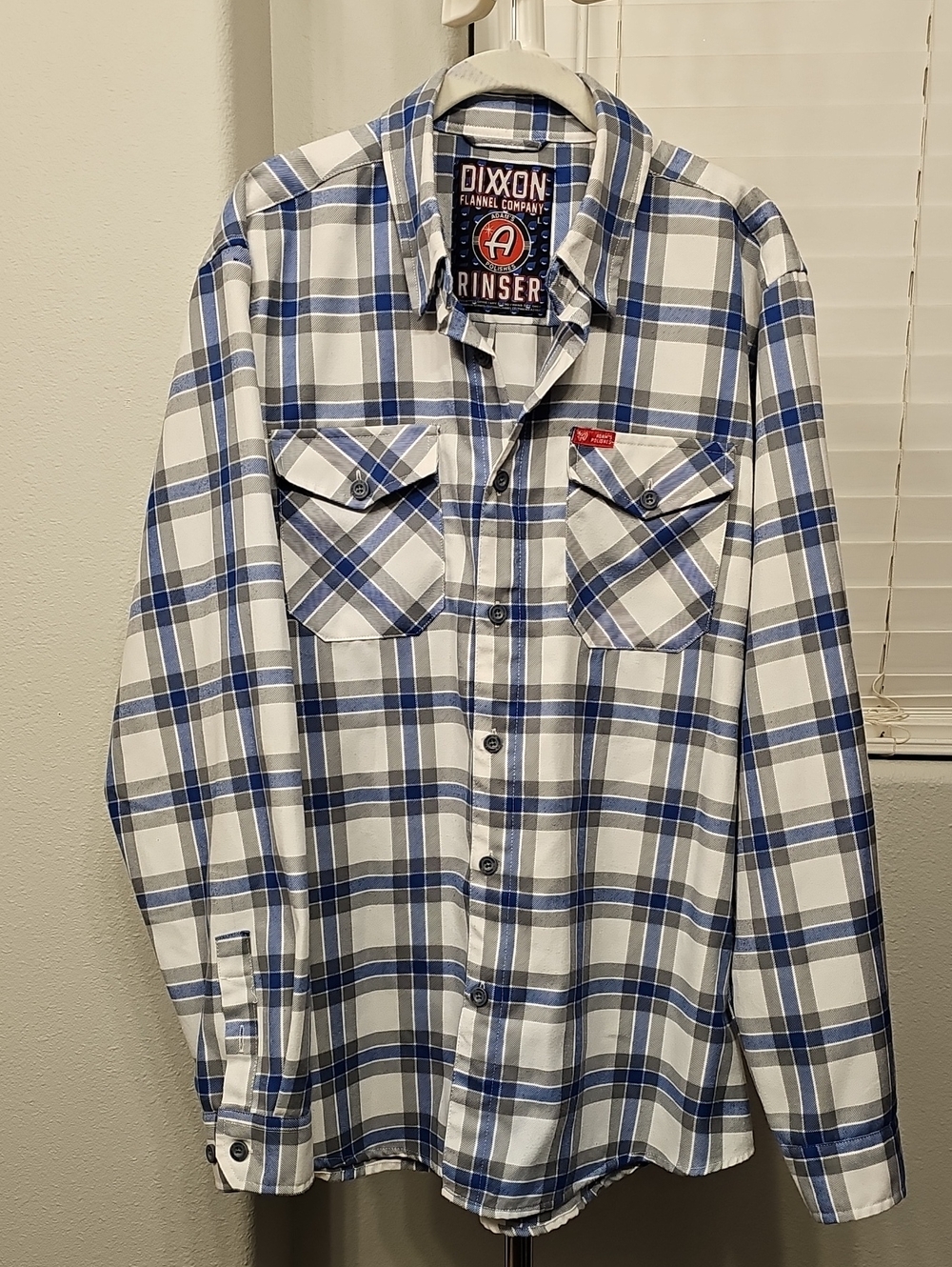 Dixxon Flannel Co. Adam’s Polishes Rinser Mens Large Long Sleeve Button Down